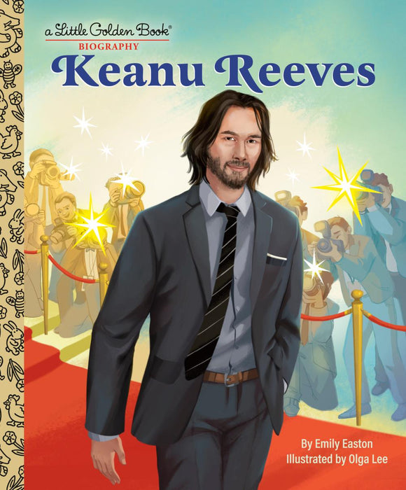KEANU REEVES A LITTLE GOLDEN BOOK BIOGRAPHY HC