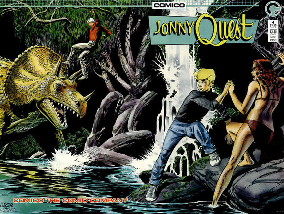 Jonny Quest 1986 #4 Direct ed. - back issue - $4.00