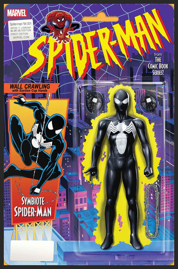 SPIDER-MAN 94 #1 JOHN TYLER CHRISTOPHER ACTION FIGURE VAR CVR B
