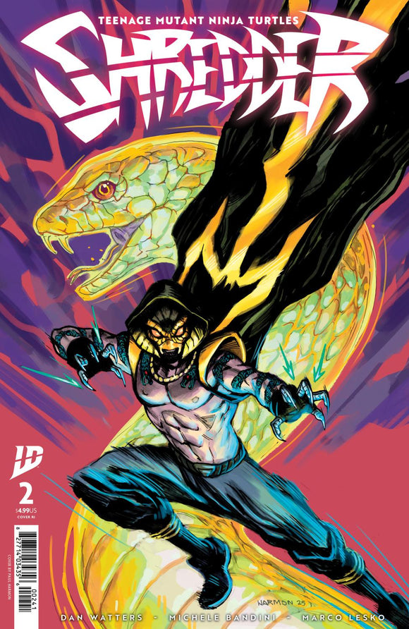 TEENAGE MUTANT NINJA TURTLES SHREDDER #2 VAR RI 10 HARMON CVR D 1:10 INCV