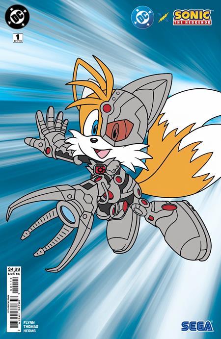 DC X SONIC THE HEDGEHOG #1 FIFTH PRINTING CYBORG CARD STOCK CVR OF 5
