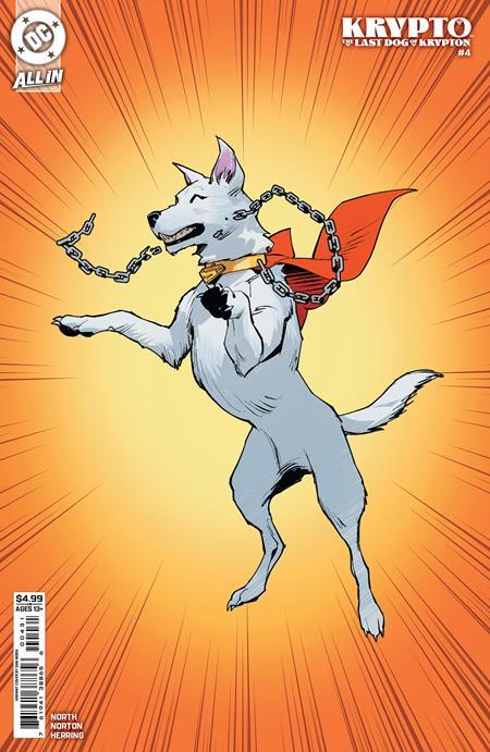 KRYPTO THE LAST DOG OF KRYPTON #4 CVR C DAN MORA CORNER BOX CARD STOCK VAR OF 5