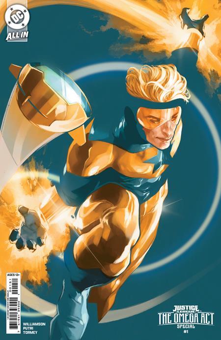 JUSTICE LEAGUE THE OMEGA ACT SPECIAL #1 ONE SHOT CVR E INC 1:25 DON AGUILLO CARD STOCK VAR DC KO 1:25 INCV