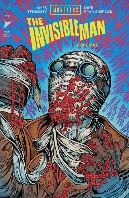 UNIVERSAL MONSTERS THE INVISIBLE MAN #1 2ND PTG OF 4 CVR A