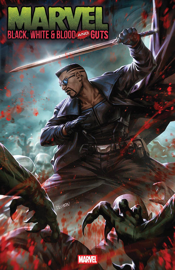 MARVEL BLACK WHITE AND BLOOD AND GUTS #1 DERRICK CHEW VAR CVR C