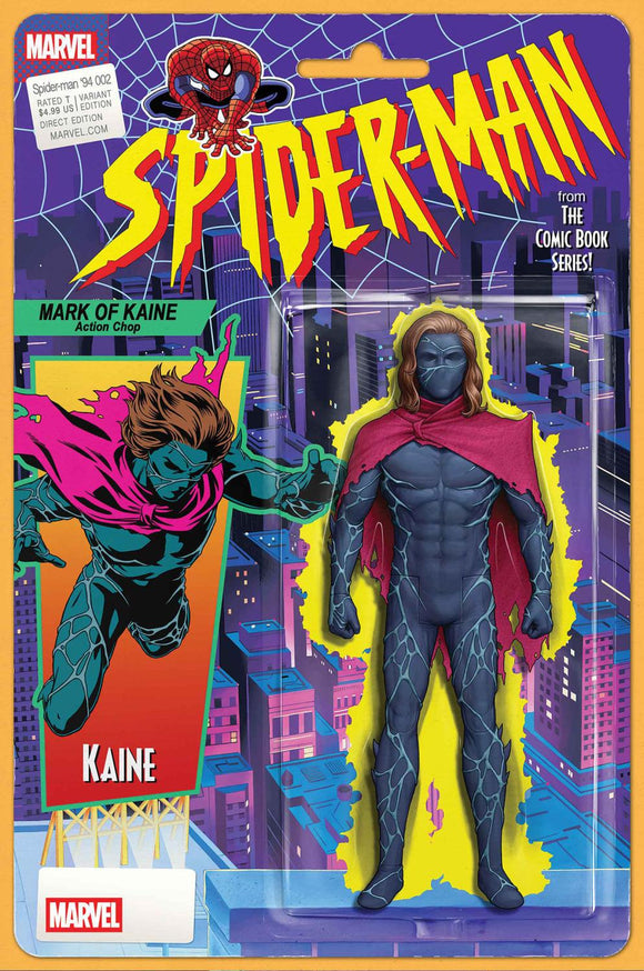 SPIDER-MAN 94 #2 JOHN TYLER CHRISTOPHER ACTION FIGURE VAR CVR B