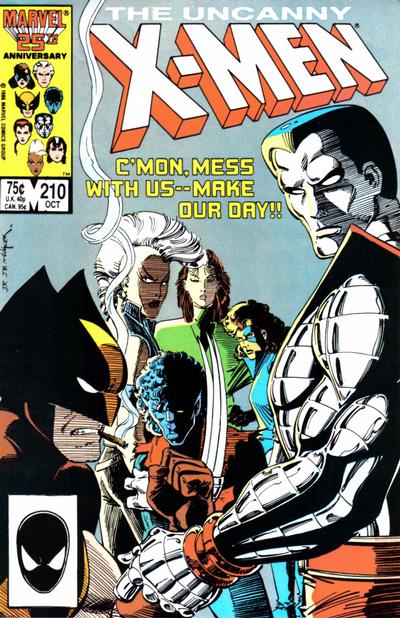 The Uncanny X-Men 1981 #210 Direct ed. - back issue - $9.00