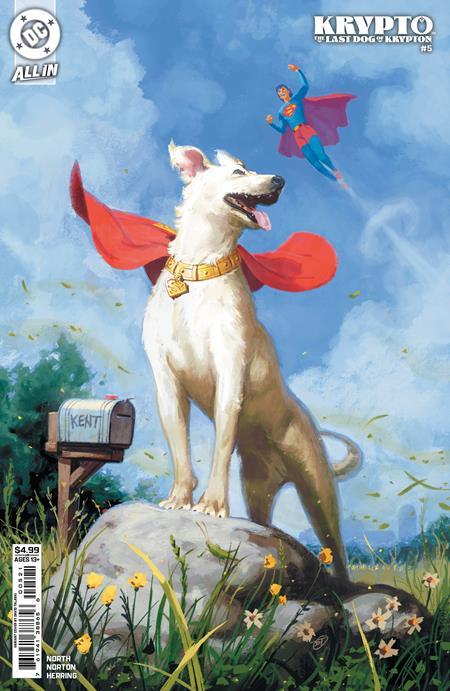 KRYPTO THE LAST DOG OF KRYPTON #5 CVR B DAVID TALASKI CARD STOCK VAR (OF 5)