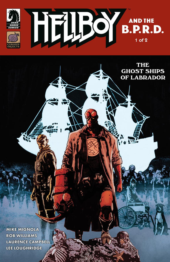 HELLBOY AND THE BPRD THE GHOST SHIPS OF LABRADOR #1 CVR A LAURENCE CAMPBELL