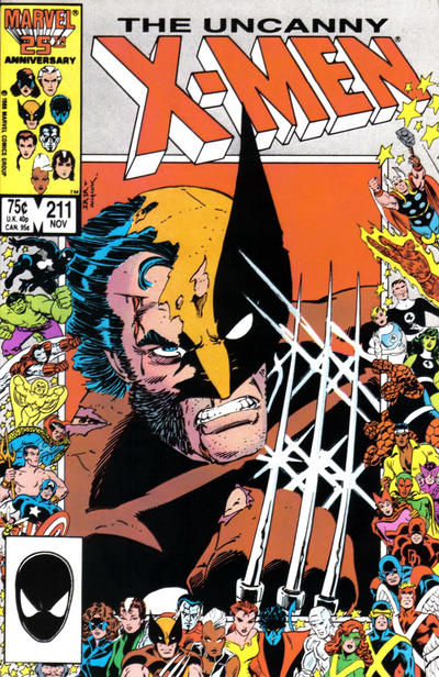 The Uncanny X-Men 1981 #211 Direct ed. - back issue - $11.00