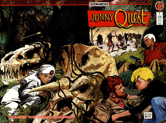 Jonny Quest 1986 #7 Direct ed. - back issue - $4.00