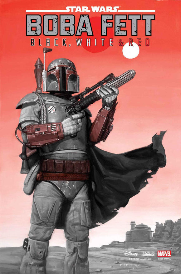 STAR WARS BOBA FETT - BLACK WHITE AND RED #3 CVR A