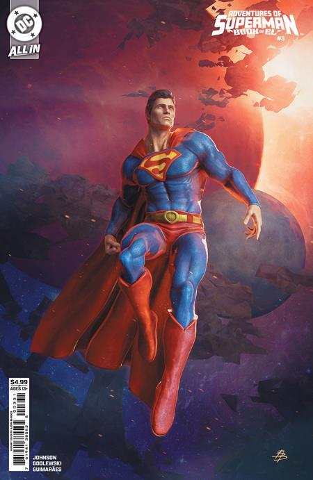 ADVENTURES OF SUPERMAN BOOK OF EL #3 CVR C BJORN BARENDS CARD STOCK VAR (OF 12)