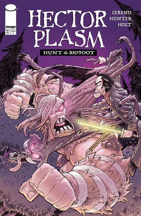 HECTOR PLASM HUNT THE BIGFOOT #2 CVR A DEREK HUNTER & SPENCER HOLT (OF 3)