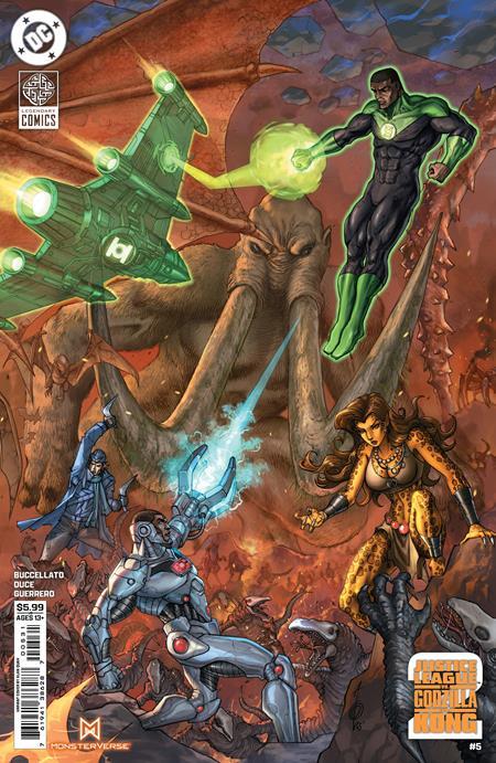 JUSTICE LEAGUE VS GODZILLA VS KONG 2 #5 CVR B ALAN QUAH CARD STOCK VAR (OF 7)