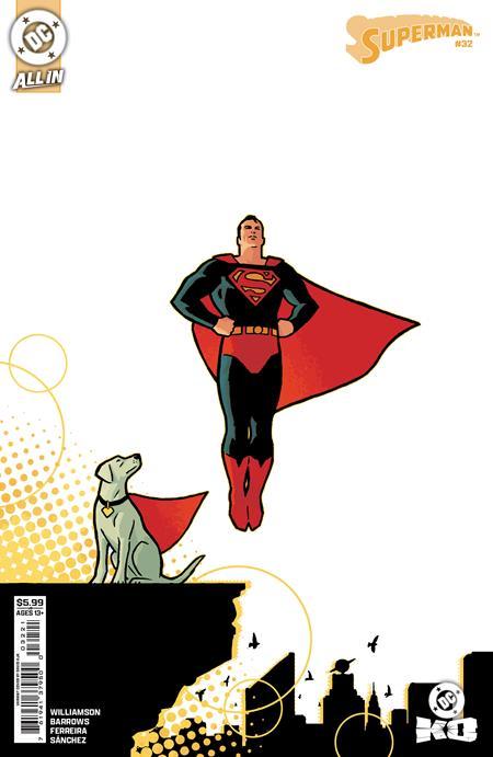 SUPERMAN #32 CVR B DAVID AJA CARD STOCK VAR (DC K.O.)