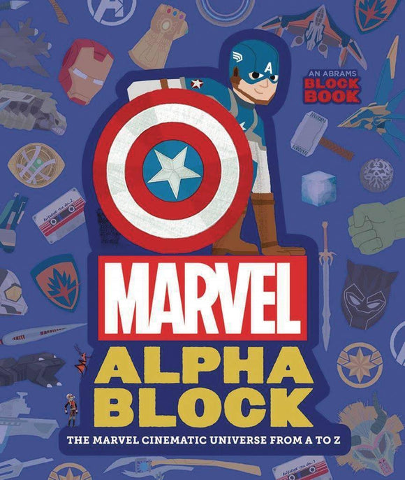 MARVEL ALPHABLOCK MARVEL CINEMATIC UNIV A-Z BOARD BOOK (2025 Printing)