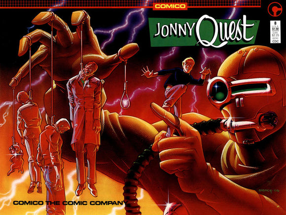 Jonny Quest 1986 #8 Direct ed. - back issue - $4.00