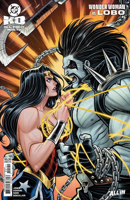 DC K.O. WONDER WOMAN VS LOBO #1 (ONE SHOT) CVR D ELIZABETH TORQUE CARD STOCK VAR