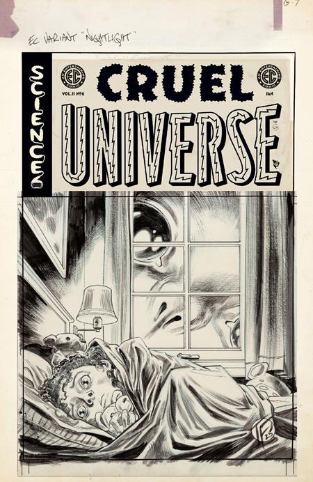 EC CRUEL UNIVERSE 2 #6 CVR D INC 1:20 TOM FOWLER B&W ARTIST EDITION VAR (OF 12)