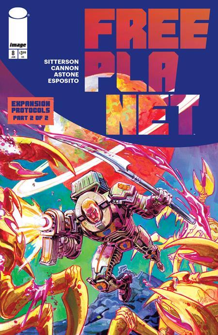 FREE PLANET #8 CVR A JED DOUGHERTY
