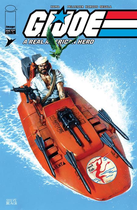 GI JOE A REAL AMERICAN HERO #324 CVR C INC 1:10 STEVE BEACH VAR