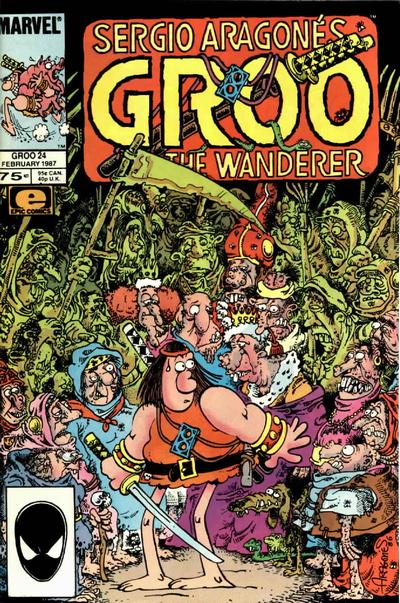 Sergio Aragonés Groo the Wanderer 1985 #24 Direct ed. - back issue - $3.00
