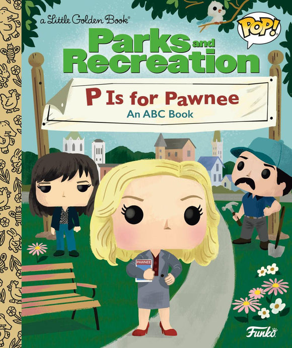 PARKS AND RECREATION P IS FOR PAWNEE AN ABC BOOK FUNKO POP HC