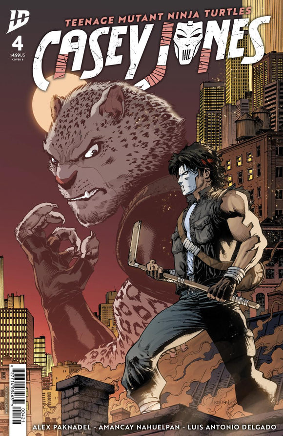 TEENAGE MUTANT NINJA TURTLES CASEY JONES #4 VAR B KOTIAN CVR B