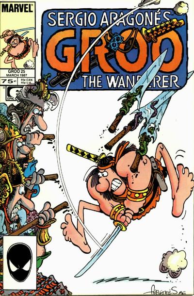 Sergio Aragonés Groo the Wanderer 1985 #25 Direct ed. - back issue - $3.00