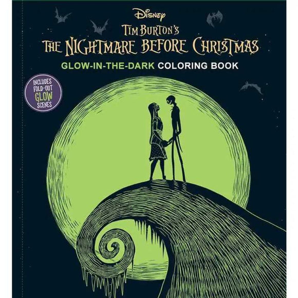 Disney Tim Burton's The Nightmare Before Christmas Glow-in-the-Dark Coloring Book