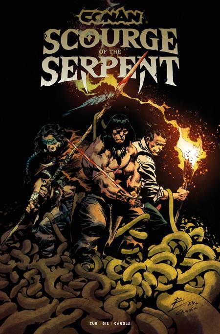 CONAN THE BARBARIAN SCOURGE OF THE SERPENT #4 CVR A ROBERTO DE LA TORRE (OF 4)