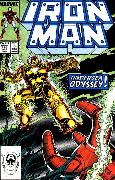 Iron Man 1968 #218 Direct ed. - back issue - $4.00