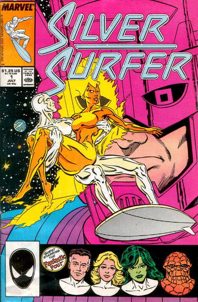 Silver Surfer 1987 #1 Direct ed. - back issue - $4.00