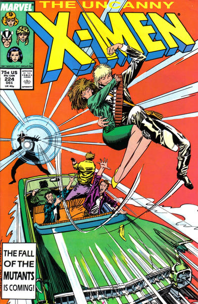 The Uncanny X-Men 1981 #224 Direct ed. - back issue - $4.00