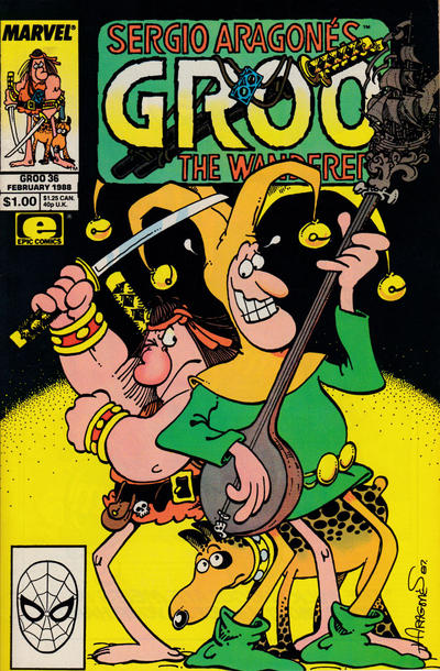 Sergio Aragonés Groo the Wanderer 1985 #36 Direct ed. - back issue - $3.00