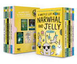 A WAFFLE LOT MORE NARWHAL AND JELLY HARDCOVER BOOKS 6-10
