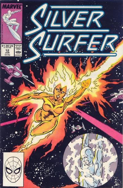 Silver Surfer 1987 #12 Direct ed. - back issue - $4.00