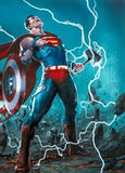 AVENGERS JLA #4 FACSIMILE EDITION CVR E GABRIELE DELL OTTO WRAPAROUND VAR