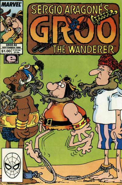 Sergio Aragonés Groo the Wanderer 1985 #43 Direct ed. - back issue - $3.00