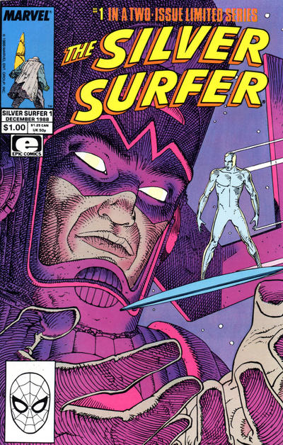 The Silver Surfer 1988 #1 Direct ed. - 9.4 - $15.00