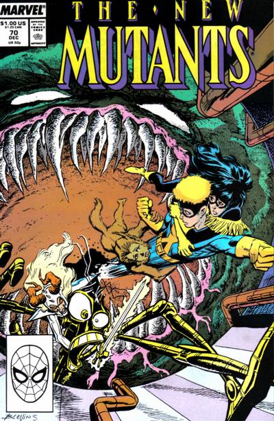The New Mutants 1983 #70 Direct ed. - back issue - $5.00