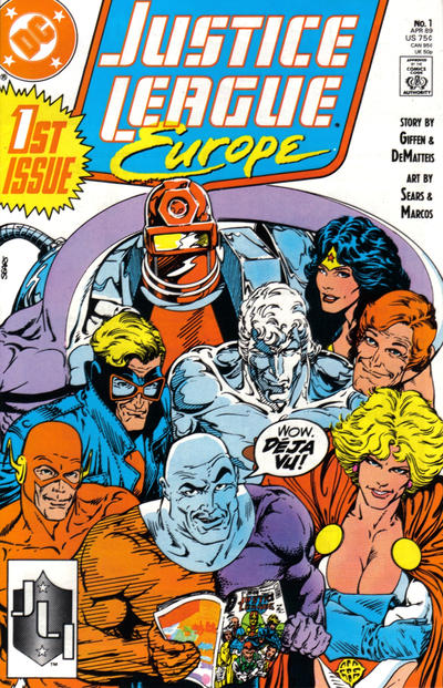 Justice League Europe 1989 #1 Direct ed. - back issue - $5.00