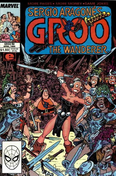 Sergio Aragonés Groo the Wanderer 1985 #50 Direct ed. - back issue - $3.00