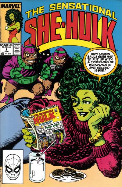 The Sensational She-Hulk 1989 #2 - back issue - $4.00