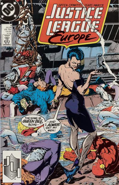 Justice League Europe 1989 #4 Direct ed. - back issue - $3.00