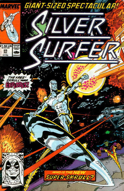 Silver Surfer 1987 #25 Direct ed. - back issue - $4.00
