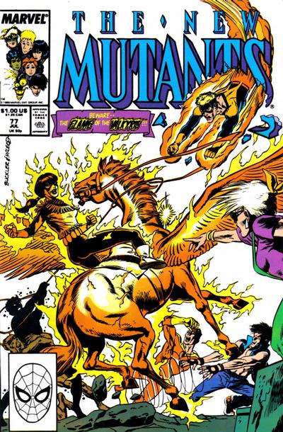 The New Mutants 1983 #77 Direct ed. - back issue - $4.00