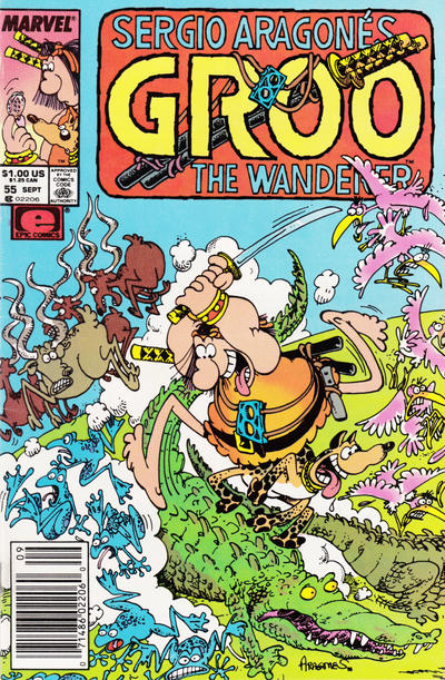Sergio Aragonés Groo the Wanderer 1985 #55 Newsstand ed. - back issue - $3.00