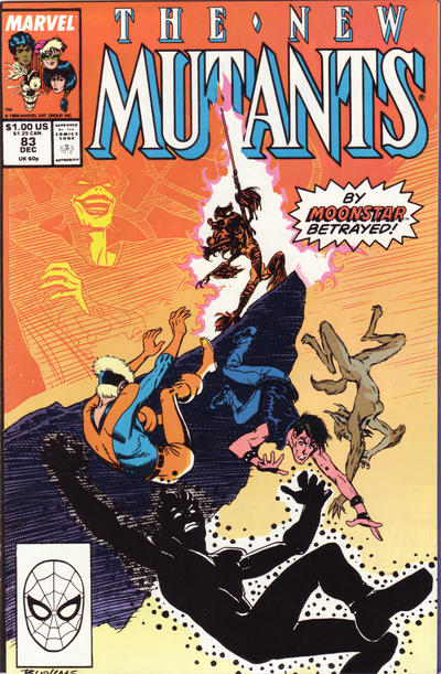 The New Mutants 1983 #83 Direct ed. - back issue - $4.00